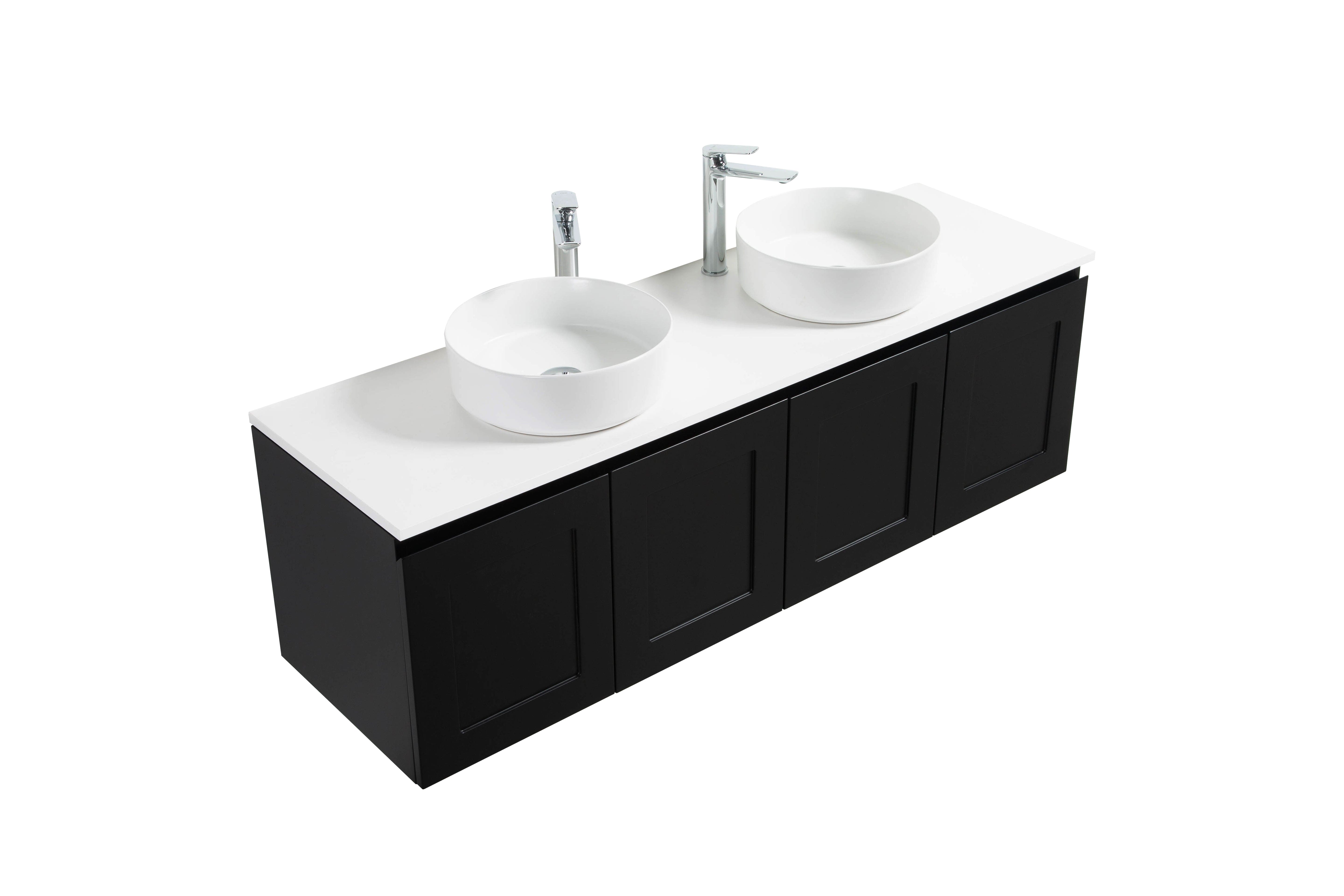 Matte Black Hampton Vanity Bundle