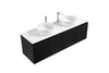 Matte Black Hampton Vanity Bundle