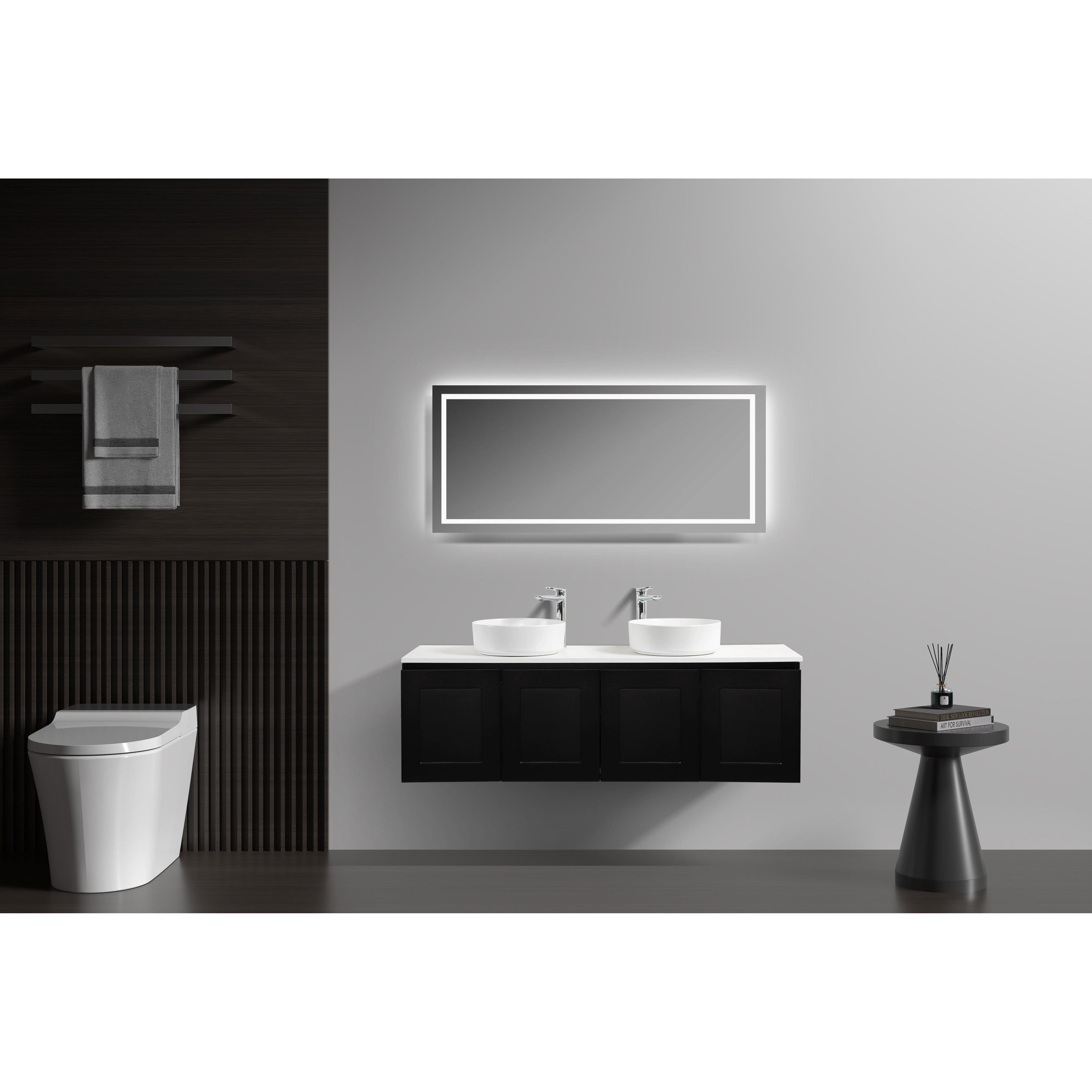 Matte Black Hampton Vanity Bundle