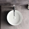 Halo 360mm Gloss White Round Above Counter Basin - Bathroom Factory Warehouse Australia's leading online bathroom shop with luxury products at the best prices - www.bathroomfactorywarehouse.au #bathroom
