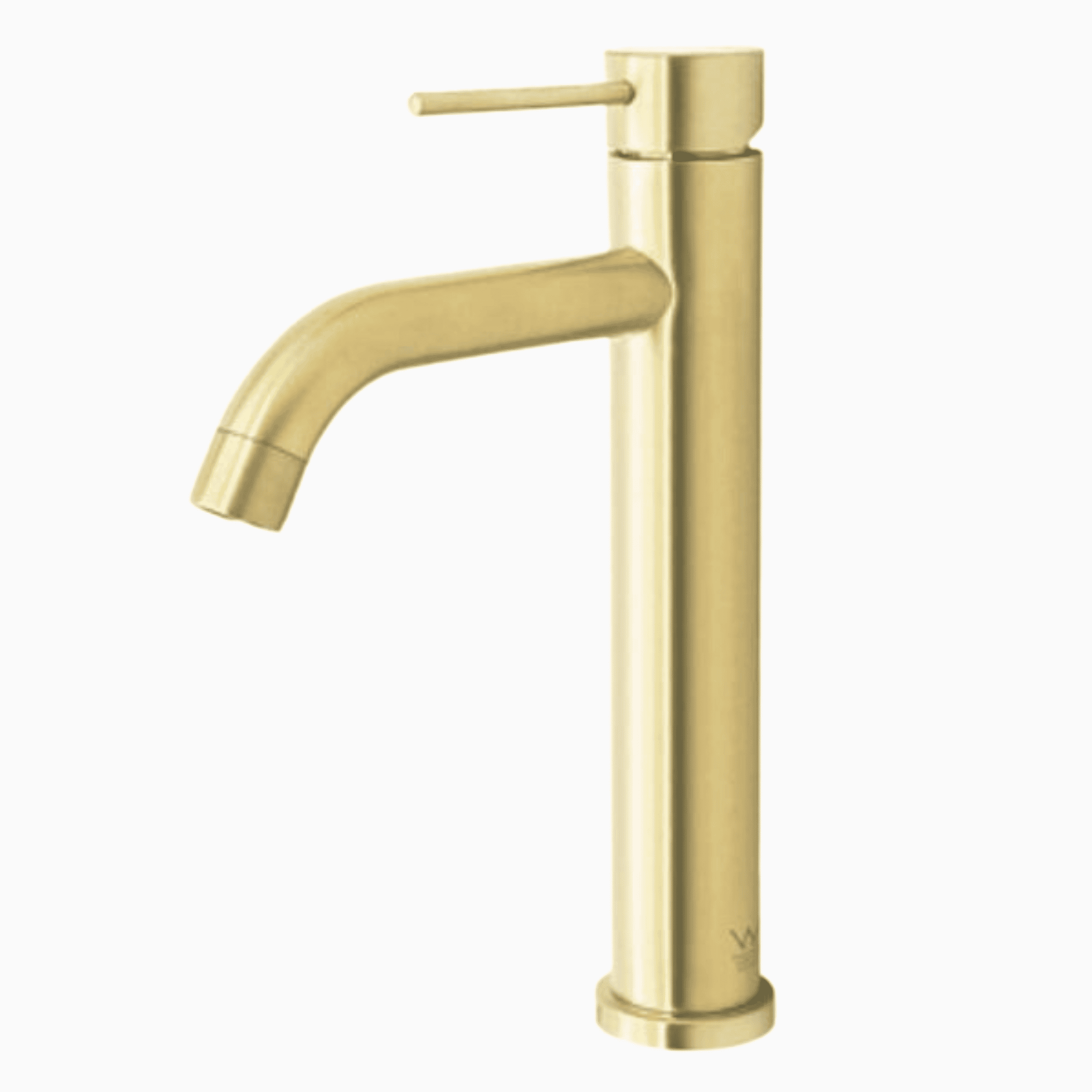 CIRC - Brushed Gold Tall Basin Mixer